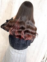 ラッズプラスエイチ(Lads+h)&nbsp;グラデーションカラーにみえるインナーカラー