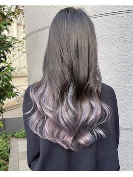 クラルス バイ アルティナ 溝の口店(Clarus by artina) ラベンダーアッシュ_グラデーションカラー_冬カラー