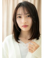 カバーヘアアンドスパ ブリス 浦和(COVER HAIR&SPA bliss)&nbsp;シースルーバング前下がり内巻きワンカールZ浦和20代30代40代