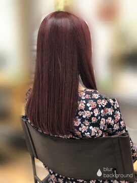 ルーブ(Roove) ウルつやストレート×ピンクモーブ