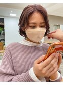 ほわっと 柔らか  パープルベージュ