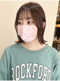 シースルーバングとパツンとボブ