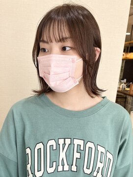 ソルト(Salt) シースルーバングとパツンとボブ