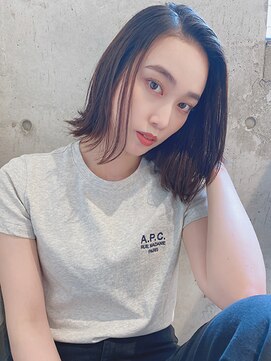 ルービック 京橋(Rubik's) ナチュラルボブ×黒髪ボブ大人可愛い20代30代40代