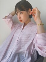 リト 自由が丘(Lit.)&nbsp;【Lit.】20代30代丸みショートボブ【担当YUKINA】