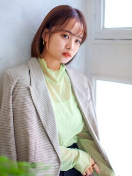 クレール 塚口店(CREER) 大人可愛い 30代 40代 ☆まとまりやすい【切りっぱなしボブ】