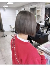ブレス 小阪店(brace) メルティカラーフェミニンボブ似合わせカットハイトーン韓国