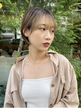 イヴォークトーキョーオーサカ(EVOKE TOKYO osaka) フェイスフレーミング マッシュ ショート パーソナルカラー