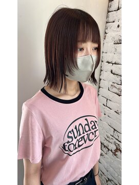 シェリムボート(Cherim boat) 顔まわりレイヤー　ウルフボブ