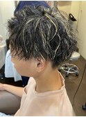 ツイストスパイラルパーマ×ハイライト