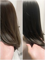 アントワープトーキョー(antwerp TOKYO)&nbsp;白髪ぼかしハイライト酸性ストレート縮毛矯正髪質改善白髪染め