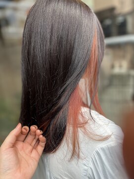 プラス エー(PLUS A) シールエクステでダメージレスインナーカラー♪！