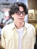 【無造作パーマ】カット+スパイラルパーマ+パーマ用tr 毛利榎本不可