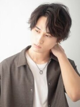 ネオリーブアーチ 武蔵小山店(Neolive arch) 武蔵小山韓国マッシュブルーブラックスペインカール無造作パーマ