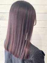 ルノン フィージュ(LUNON fieju)&nbsp;ブリーチなし/ピンクベージュ/髪質改善ストレート