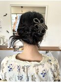 お祭りヘアセット