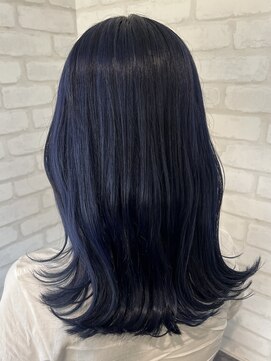 ルノン フィージュ(LUNON fieju) サファイアブルー/ダブルカラー/暗髪/髪質改善