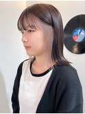 ダブルカラーインナーカラーホワイトベージュケアブリーチ