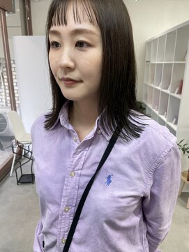 キートス 高知店(kiitos) ★切りっぱなしオリーブベージュ