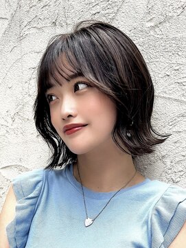 ロンド ストラーダ 心斎橋(Lond strada) レイヤーボブ×ハイトーン[心斎橋/髪質改善]