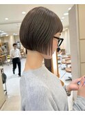 【morio札幌】札幌ボブ 大人かわいい丸みショートボブ