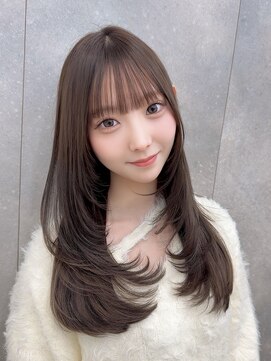 クム(kumu) 【kumu】 ロングレイヤー/顔周りカット/栄/名古屋