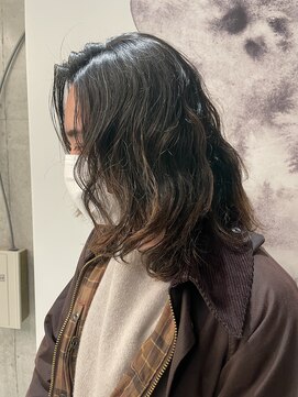 バロンフェム(baLon.fem) 【お客様スタイル】メンズミディアムパーマ