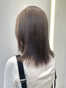 ソー 銀座(SAUT) ラベンダーグレージュ/ダブルカラー/ケアブリーチ