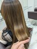 【ダメージレスで、柔らかな美髪】酸性ストレート￥22,000→￥19,800