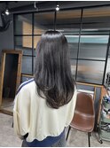 シンプルなのに洗練された透明感カラー／髪質改善トリートメント