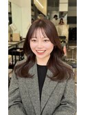 レイヤーカット 顔まわりカット 韓国風ヘア