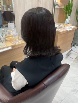 ユウヘアー 千代田橋店(U Hair) 切りっぱなしボブ