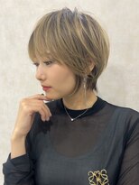 ヌク(Nuku.)&nbsp;ハイトーンショート＿ベージュ＿髪質改善