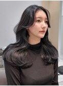 【MOE】韓国艶々グレーブラック