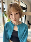 ニュアンスパーマボブパーマブリーチパーマクセ毛風パーマ