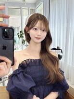 レイリー 原宿 表参道(Rayreee) 大人可愛い韓国レイヤースタイル/透明感ミルクティーベージュ