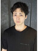 シャドウパーマ/ナチュラルパーマ/ショートパーマ/黒髪