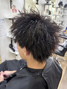 オーシャントーキョー 大阪(OCEAN TOKYO) ベリショスパイキーショートべリーショートアップバングメンズ