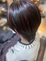 オーブ ヘアー リリー 博多2号店(AUBE HAIR lily)&nbsp;ハイライトレッド