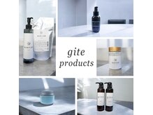 ジーテ(gite)の雰囲気(giteオリジナル商品も充実♪ 興味がある方はスタッフまで )