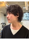 くせ毛ショート
