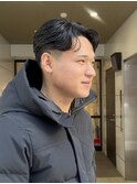 ニュアンスパーマ韓国ヘアメンズカットフェザーパーマ毛流れ