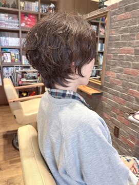 ヘアー ドレッサー パワードール(Hair Dresser) 50代、マッシュウルフなショート！