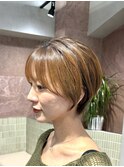 ★コンパクトショート!!オレンジベージュ!横浜ショート!