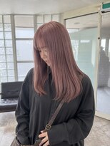 ハロヘアー(halo hair)&nbsp;pink  greige