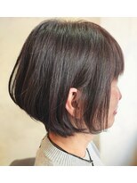 エルアール コウベ(LR KOBE)&nbsp;超高濃度水素ケアカラー立体ショートボブ　【40代50代60代】