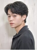 【men's style】フェザーパーマ