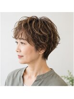 ヘアアンドメイク アース 入間店(HAIR&MAKE EARTH) ふんわりショートパーマ風