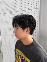 ゴットイズム(GOTTO ISM)&nbsp;岡崎で流行りのルーズパーマ×センターパート大人のラフスタイル