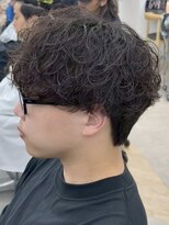 フィフス 大分(fifth)&nbsp;大分メンズパーマ波巻きパーマプードルパーマッシュウルフ強め
